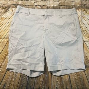 J Crew Gray Chino 9” Frankie Cotton Stretch Bermuda Shorts